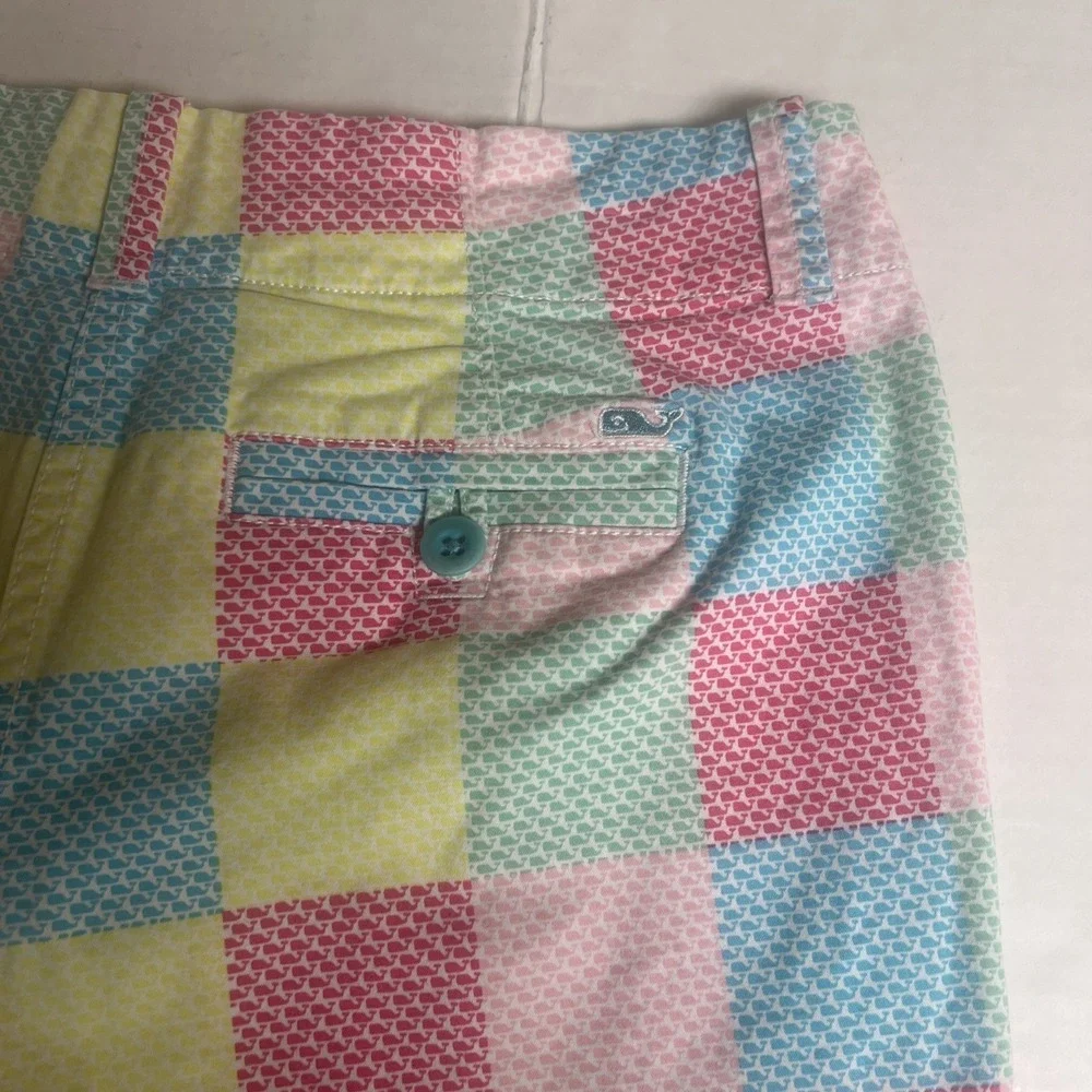 Vineyard Vines Whale Patchwork Shorts Women's Size 4